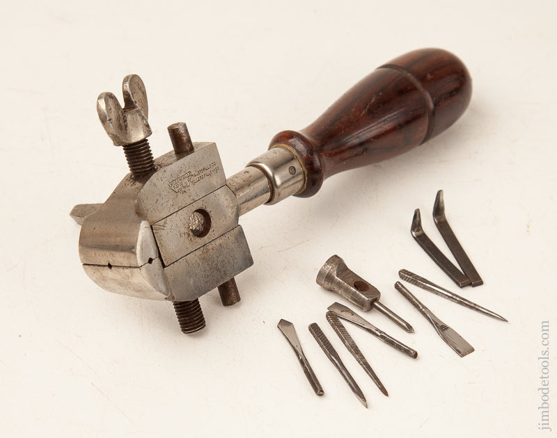 7 1/2 inch MILLERS FALLS Tool Handle with 10 Tools - 71657R