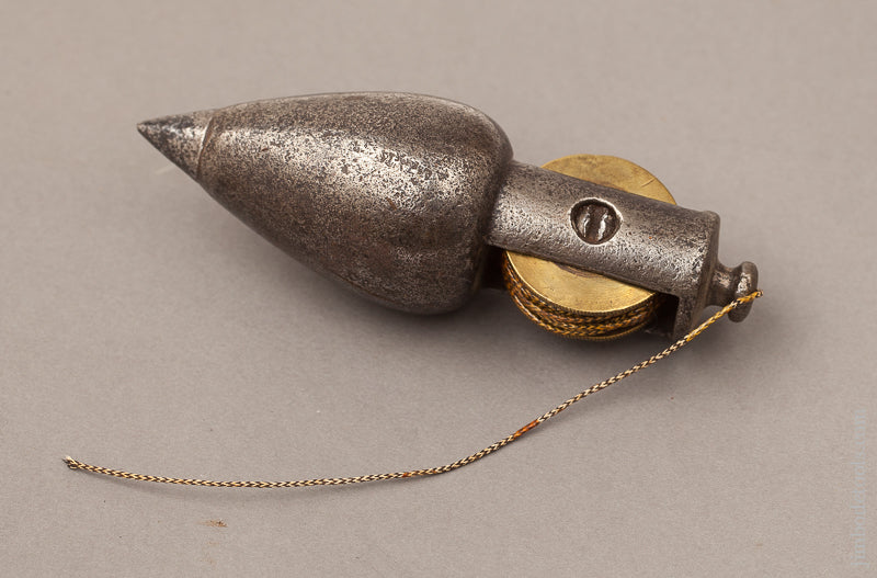 STANLEY 4 1/4 inch TRAUT'S PATENT No. 5 Plumb Bob - 71697R