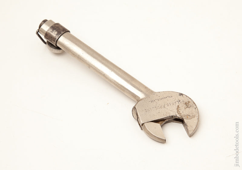 Near Mint TANNER February 19, 1968 Patent 7 1/4 inch Speed Grip Automatic Adjustable Wrench by POLARIS PROD. INC MILWAUKEE. WIS. --- 71784R