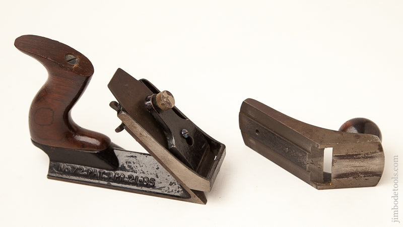 Near Mint! STANLEY No. 72 Chamfer Plane in its Original Box with Bullnose Accessory circa 1885-1938 - 71801R