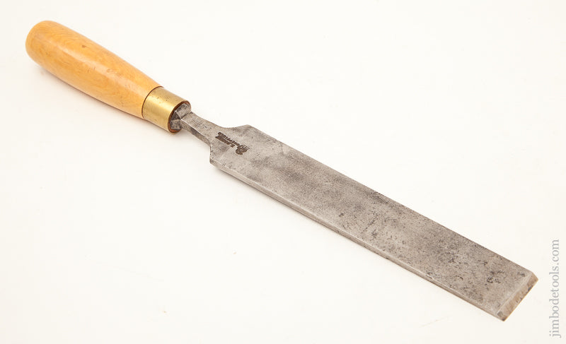 1 1/2 x 15 inch I. SORBY Boxwood Handled English Paring Chisel - 71835R