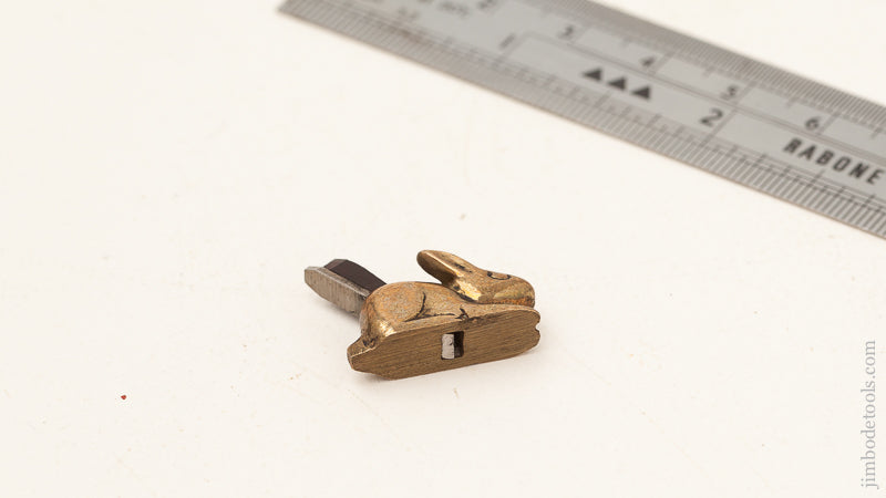 3/4 inch Brass Rabbit Plane by PAUL HAMLER -- 71893