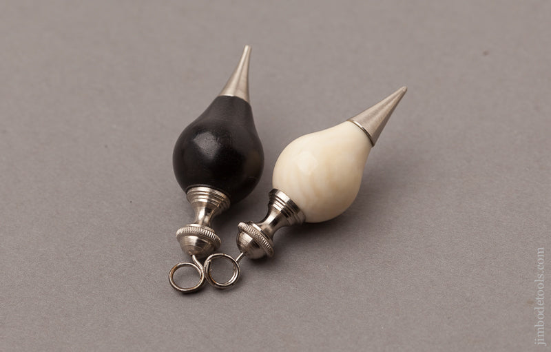 Pair of 1 3/4 inch Plumb Bobs by PAUL HAMLER --- 71895U