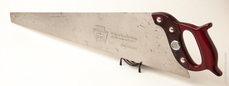 MINT 8 point 26 inch Crosscut DISSTON D95 Hand Saw -- 71935