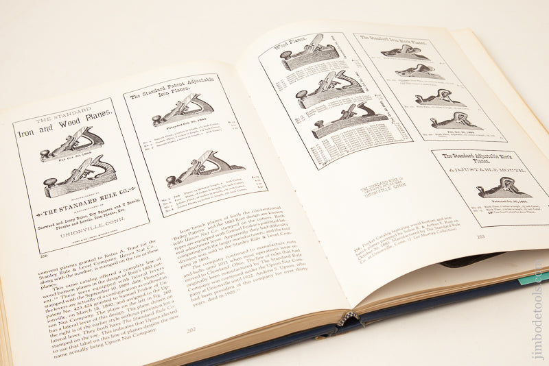 SIGNED Book:  PATENTED TRANSITONAL & METALLIC PLANES IN AMERICA 1827-1927 by Roger K. Smith - 72000R