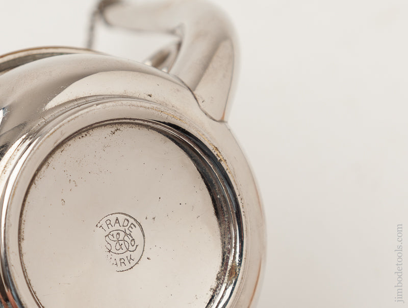 Curvaceous 7 1/2 x 5 1/2 inch STERNAU & CO Oil Can ? Nope. Alcohol Flagon * 72065U