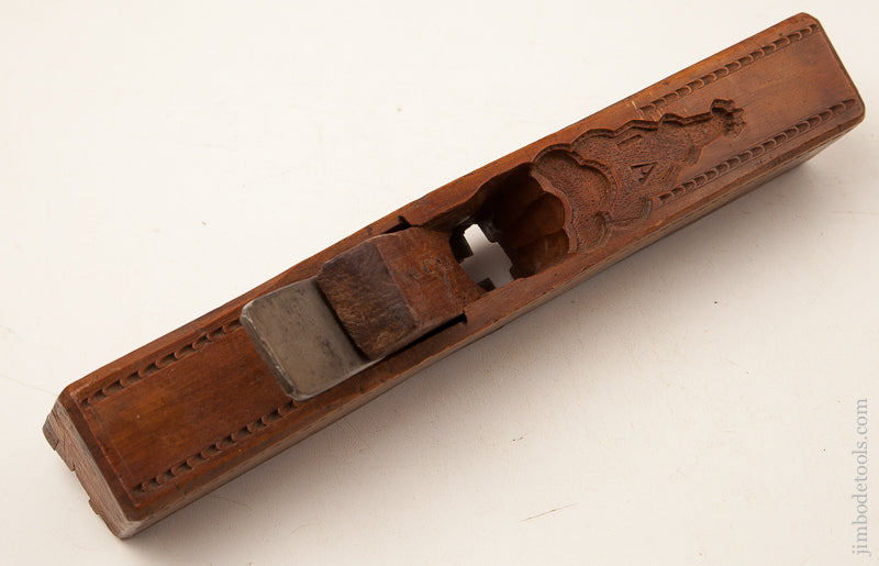 Extensively Carved Austrian Tongue Plane - 72083R