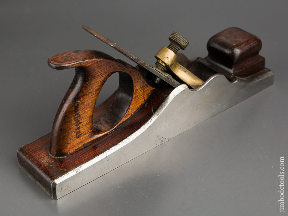 Fine and Flawless! SPIERS 13 inch Dovetailed Steel Rosewood Stuffed Panel Plane with Original 2 1/2 inch WARD Parallel Iron - 72087R