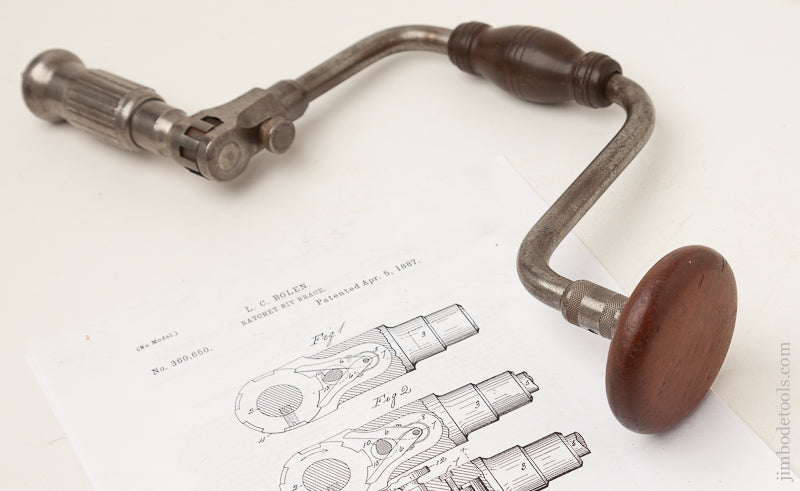 BOLEN Patent 10 inch Ratchet Brace DAVIS LEVEL & TOOL CO. --- 72126R