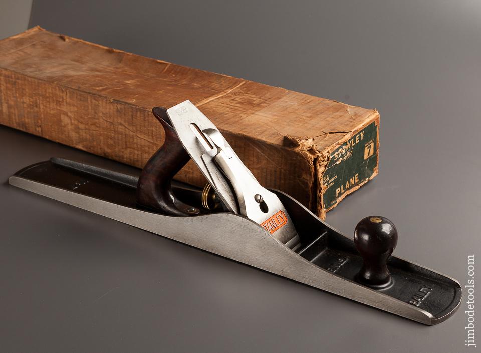 STANLEY No. 7 Jointer Plane Type 16 circa 1933-41 in Original Box USED ONCE - 72134