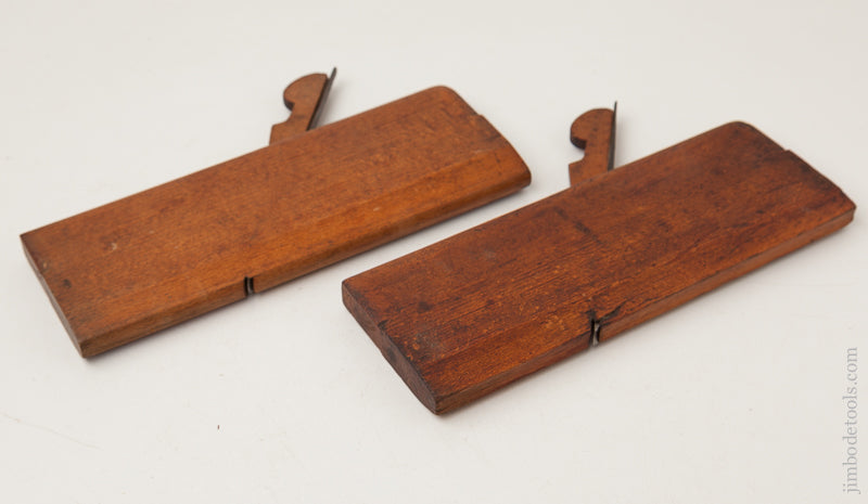 Pair of 1/2 inch Table Joint Molding Planes by GREENFIELD TOOL CO circa 1851-83 FINE - 72228