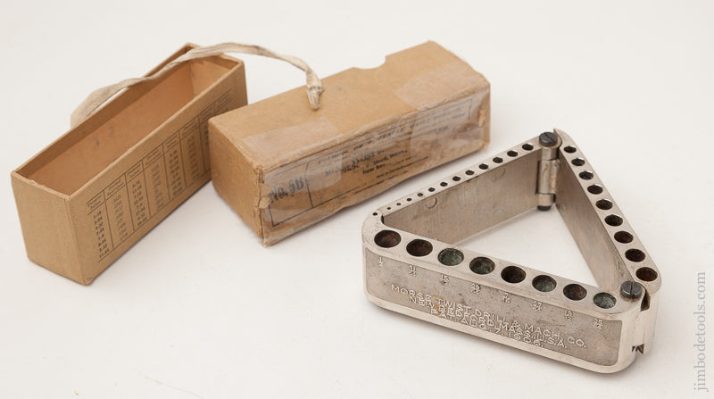 MORSE Folding or Portable Drill Holder Mint in its Original Box - 72339R