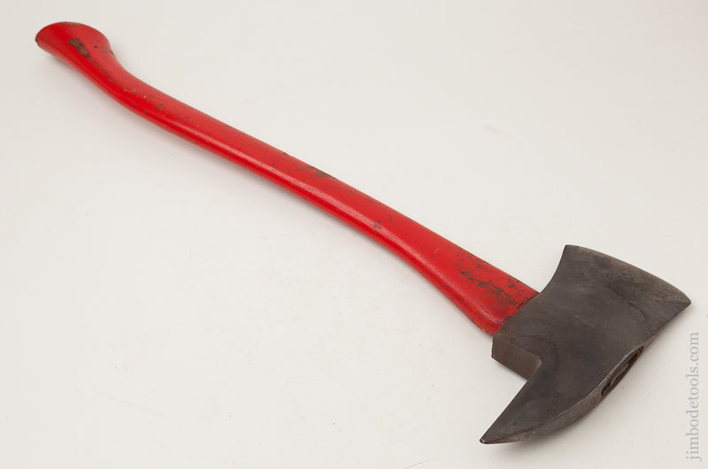 Miniature 8 1/4 x 23 1/2 inch WARREN A&T CO. Fire Axe with Original Paint - 72417