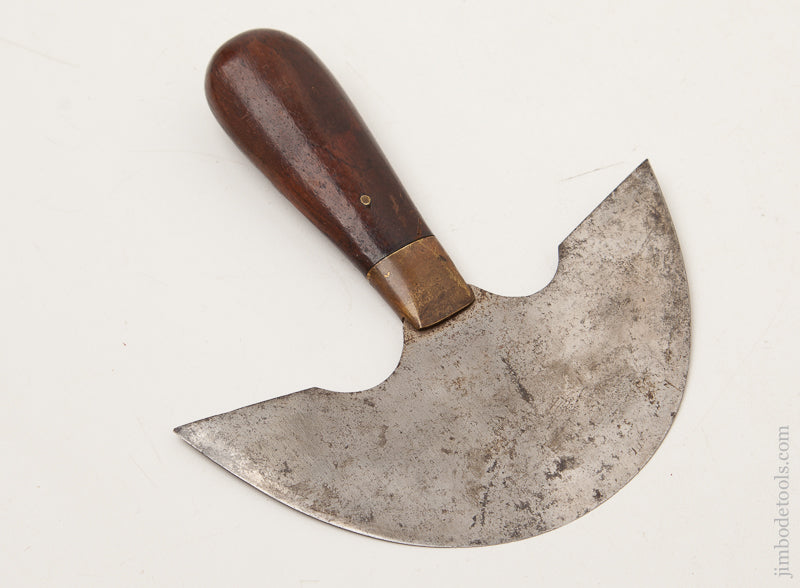 6 1/8 x 6 7/8 inch Rosewood Handled Head Knife by C.S. OSBOURNE & CO. NEWARK NJ - 72456