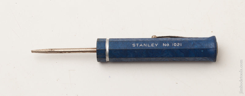 STANLEY No. 1021 Flashlight Screwdriver BRAND NEW in Original Box circa 1937-40 --- 72488U