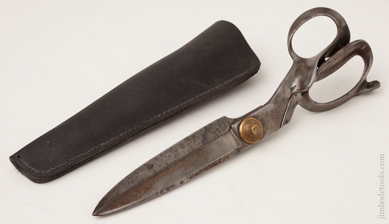 12 inch WISS Tailor's Shears in Leather Sheath - 72506