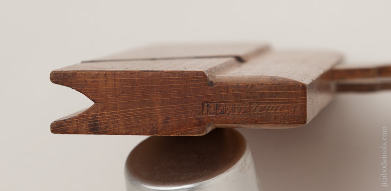 Double-Iron 5/8 Gothic Bead Molding Plane by REED Utica NY circa 1820-94 - 72589R