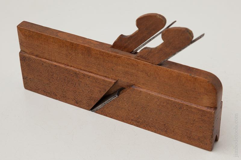 Double-Iron 5/8 Gothic Bead Molding Plane by REED Utica NY circa 1820-94 - 72589R
