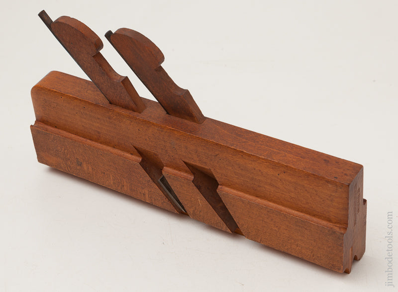 MINT Double Iron Gothic Bead & Follow Molding Plane by H. HILLS SPRINGFIELD MS circa 1845-51 NEW OLD STOCK - 72605U