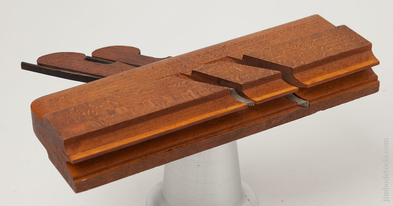 MINT Double Iron Gothic Bead & Follow Molding Plane by H. HILLS SPRINGFIELD MS circa 1845-51 NEW OLD STOCK - 72605U