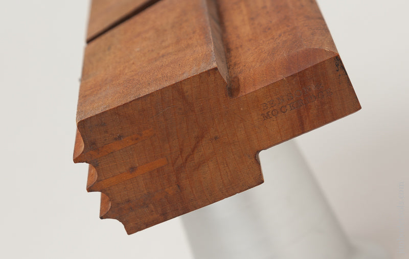 3/8 inch Bead & Follow Molding Plane by BENSON & MOCKRIDGE Albany NY circa 1830-31 MINT - 72704U