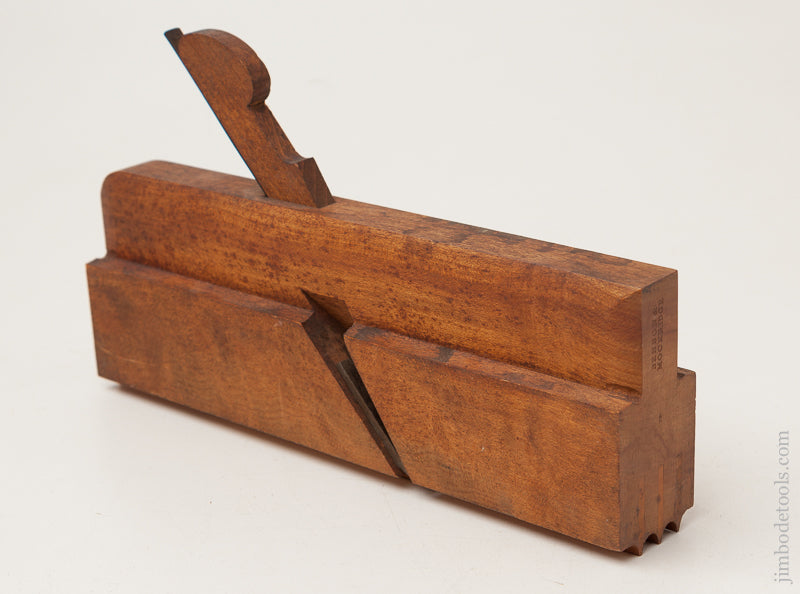 3/8 inch Bead & Follow Molding Plane by BENSON & MOCKRIDGE Albany NY circa 1830-31 MINT - 72704U