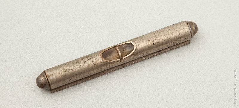 3 1/2 inch STRATTON BROS Nickel Plated Brass Level - 72730U