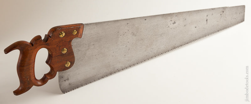 RARE 6 point 26 inch Rip DISSTON No. 9 Hand Saw EXTRA FINE! - 72806