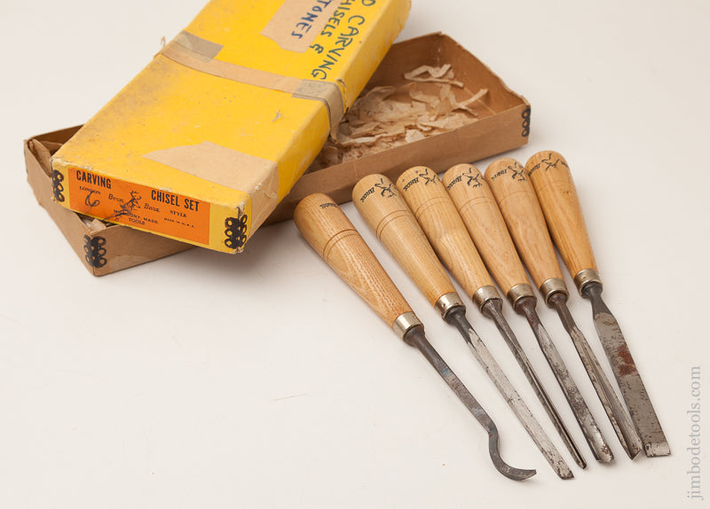 BUCK BROS Carving Chisel Set UNUSED in Original Box - 72831