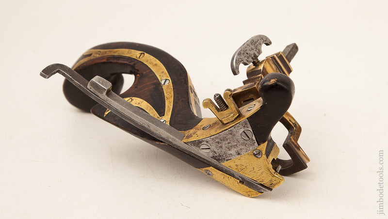 STUNNING Dated 1852 Ornate Coach maker's Plow Plane - 72844U