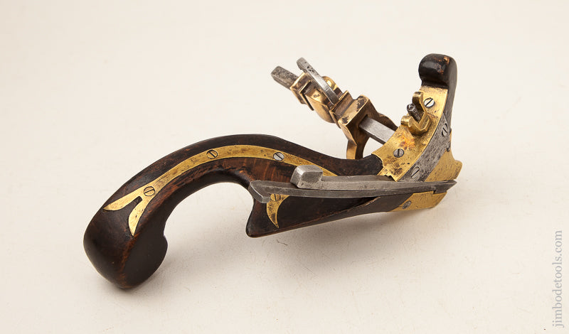 STUNNING Dated 1852 Ornate Coach maker's Plow Plane - 72844U