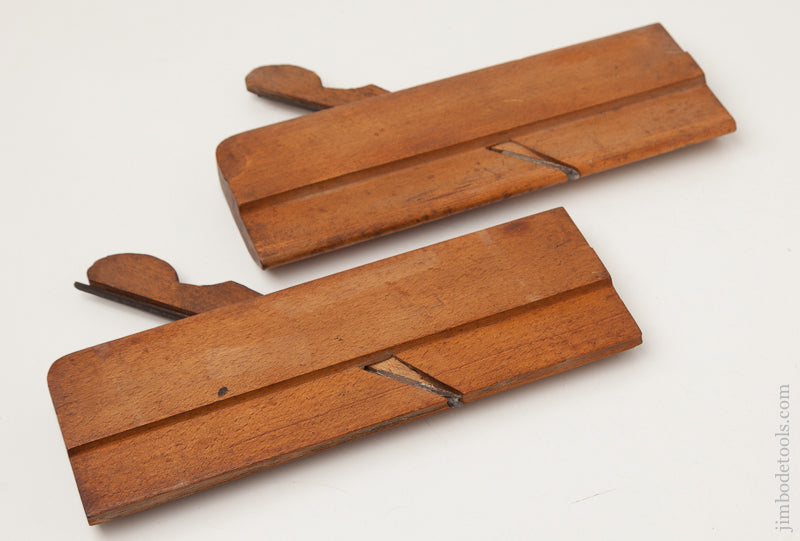 Matched Pair of No. 2 Hollow & Round Molding Planes CRISP & FINE AUBURN TOOL CO and OWASCO TOOL CO - 72855