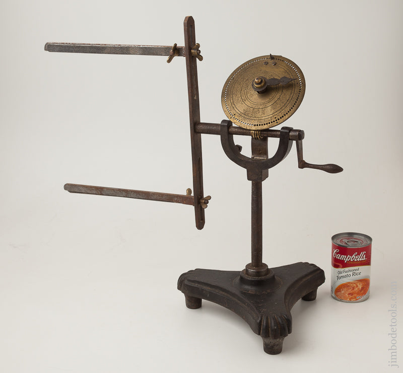 Great Early Iron and Brass Yarn Winder With Counter - 72864