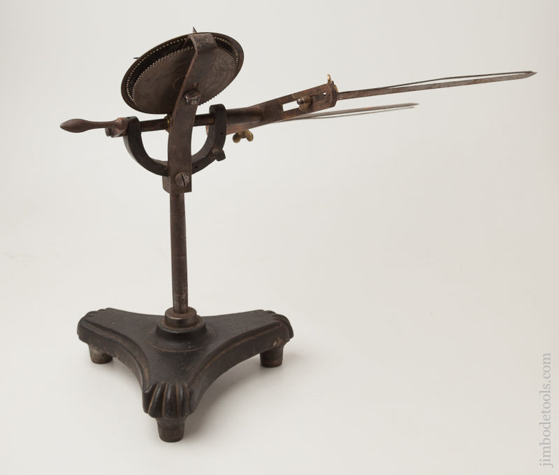 Great Early Iron and Brass Yarn Winder With Counter - 72864