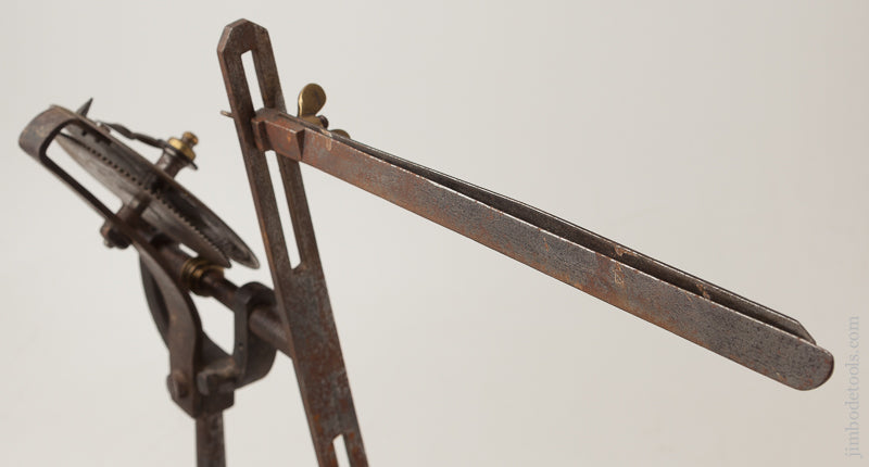 Great Early Iron and Brass Yarn Winder With Counter - 72864