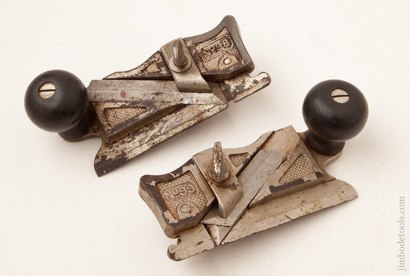 STANLEY No. 98 & 99 Side Rabbet Planes with Stops - 72978