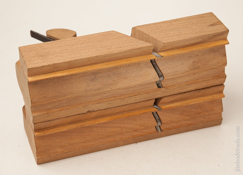 2 7/8  and 2 11/16 inch Wide Crispy Complex Moulding Planes by J. LINGARD MANCHESTER circa 1855-84 DEAD MINT! - 72993U