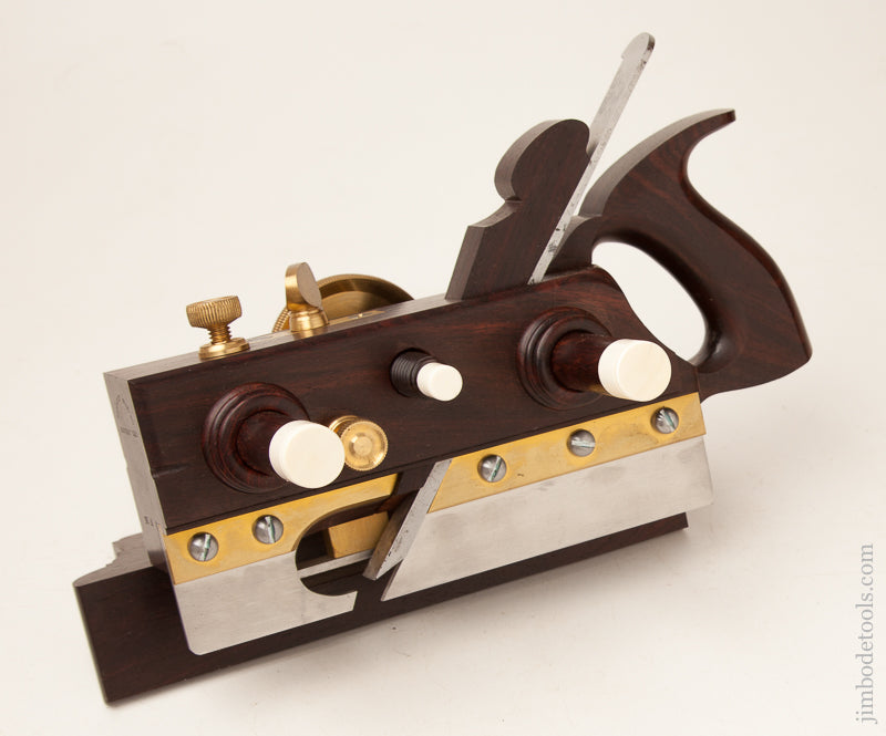 Stunning! Rosewood SANDUSKY TOOL CO No. 141 Center Wheel Plow Plane by JIM LEAMY - 73058
