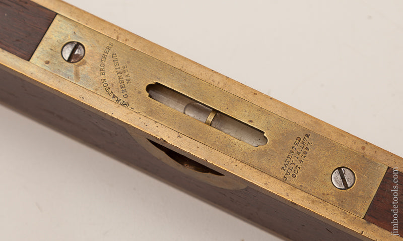 Perfect Patented STRATTON No. 10 Eight Inch Level - 73150R