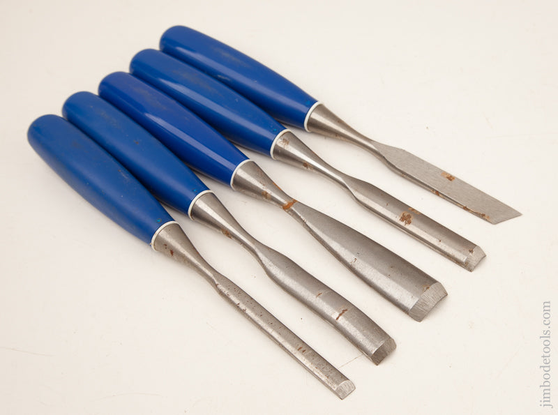 MARPLES No. M260 Wood Sculpture SET of Five Chisels in Original Box - 73307