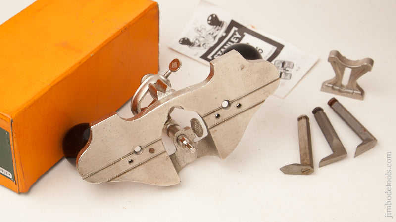 STANLEY No. 71 Router Plane DEAD MINT and 100% COMPLETE in Original Box - 73320