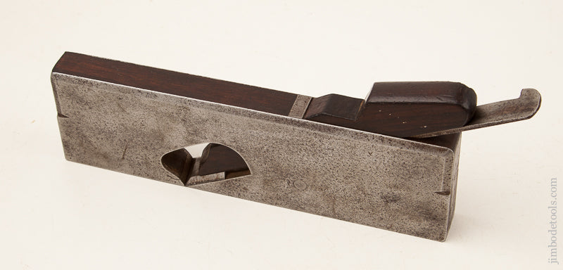 Rare! NORRIS (For MELHUISH) 9 1/4 x One inch Skewed Rabbet Plane Dovetailed Steel with Rosewood Infill * EXCELSIOR 73329
