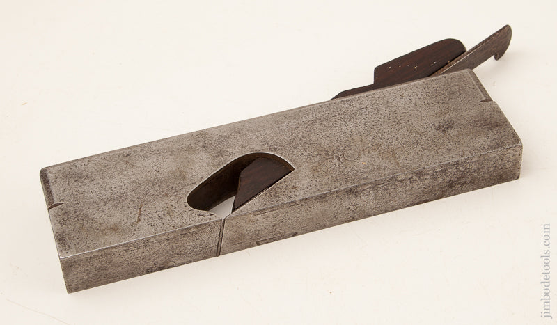 Rare! NORRIS (For MELHUISH) 9 1/4 x One inch Skewed Rabbet Plane Dovetailed Steel with Rosewood Infill * EXCELSIOR 73329
