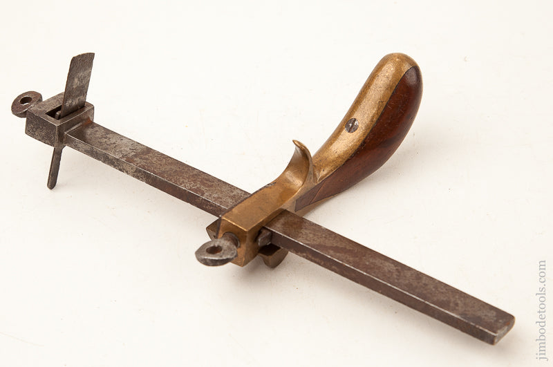 Extra Long Nine inch Rosewood and Brass Handled Leather Draw Gauge by OSBORNE - 73365