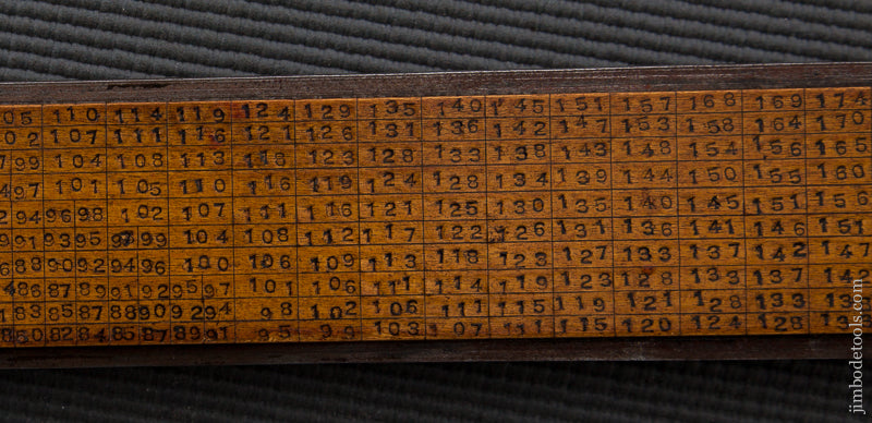 Excellent C.E. GOULD LITTLETON, N.H. Walking Wheel Log Caliper - 73367