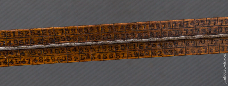 Excellent C.E. GOULD LITTLETON, N.H. Walking Wheel Log Caliper - 73367