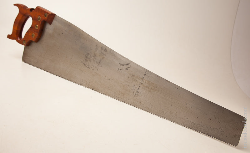 NEAR MINT! 5 point 28 inch NORVELL-SHAPLEIGH HARDWARE CO. Hand Saw - 73457R