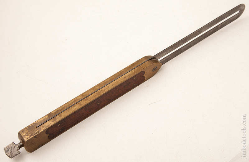 Rare! ST. JOHNSBURY TOOL CO 15 inch Rosewood and Brass Bevel FINE - 73485
