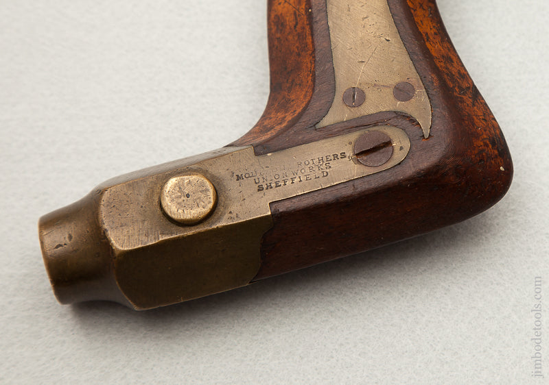 Wonderful MOULSON BROS Sheffield Plated Brace with Ebony Head - 73509