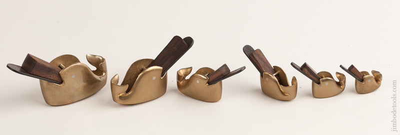 Unheard of! Graduated Set of OTNER-BOTNER Rhode Island Whale Violinmaker's Planes - 73578U